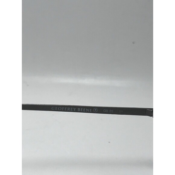 Vintage Geoffrey Beene GB65 Men’s Eyeglasses Gunmetal Aviator Style Frames Only - Picture 4 of 6